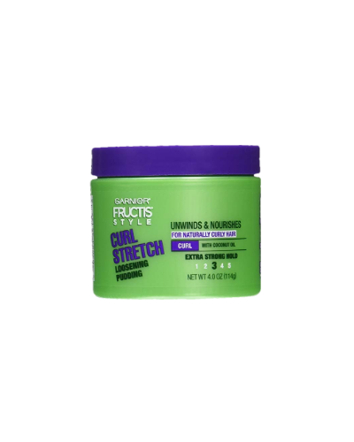 Garnier Fructis Style Curl Stretch Loosening Pudding, Naturally Curly Hair, 4 oz.