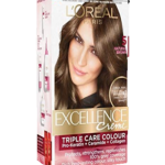 L’Oreal Paris Excellence Creme Hair Color,5 Natural Brown(72 ml+100 gm)