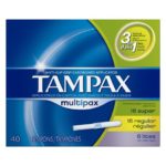 Tampax Regular Tampons pack of 3