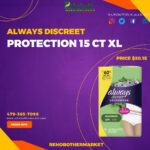Always discreet protection 15 ct xl
