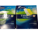 Tampax Pearl Plastic Tampons, Super 18 Counts pack of 5