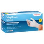 50 Vinyl Latex Free Exam Gloves One Size Fits Most