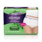 Always Discreet Bladder protection 17 L underwear maximum absorbtion, absorbs leaks in seconds