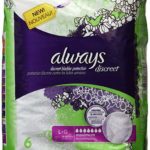 Always Discreet Bladder protection 6 L underwear maximum absorbtion, absorbs leaks in seconds