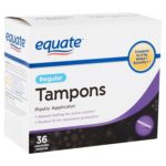 equate Compare to Kotex natural Balance 36 Super Plus unscented tampons 8 hours confident