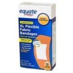 XL Flexible Fabric Bandages Triple Pad technology antibacterial 10 2 in X 4 in