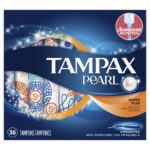 Tampax Pearl Antigravity LeakGuard Braid 36 Super Plus tampons
