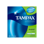 Tampax unique backup protection Super tampons