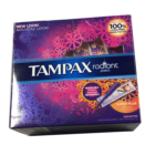 Tampax Radiant New look duo pack 100% leak-free 32 tampons 18 regular and 14 super
