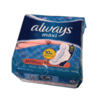 Always Maxi Extra Heavy Day Pads with Wings, 22 Count