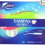 Tampax Pearl Antigravity LeakGuard Braid 36 Super tampons