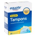 equate Compare to Tampax Pearl 20 regular unscented tampons