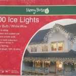 Merry Brite 200 Ice Lights Clear Bulb/white Wire 18 Ft.