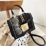 women elegant chic fashion crossbody gradual change color shoulder chain bag purse handbag